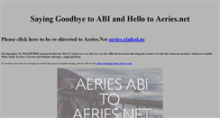 Desktop Screenshot of abi.rjuhsd.us